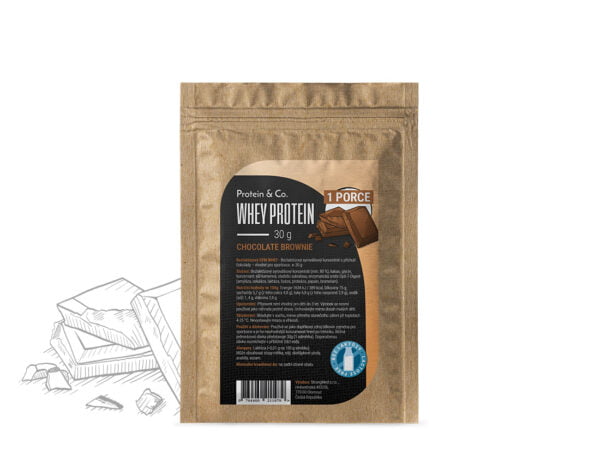 Protein & Co. Bezlaktózový CFM Whey – 1 porce 30 g Vyber si z těchto lahodných příchutí: Chocolate brownie