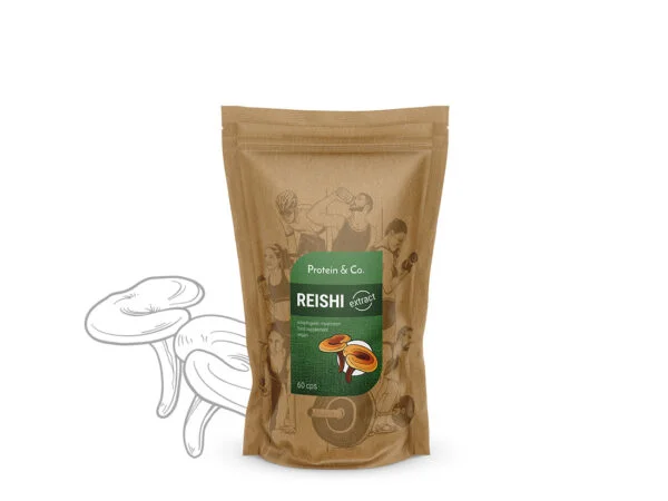 Protein & Co. Reishi extrakt – 60 kapslí