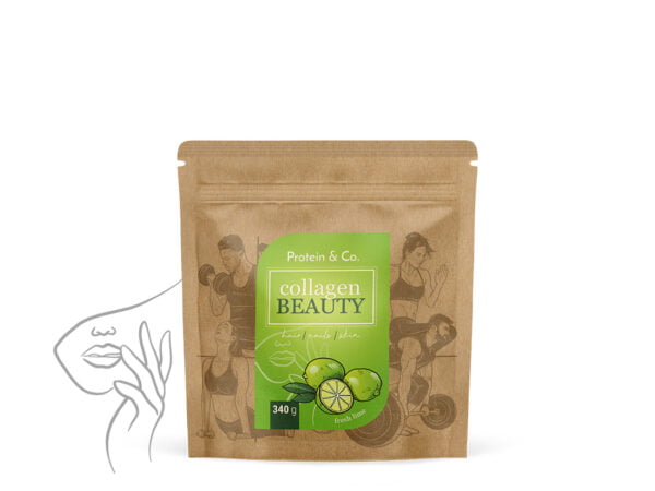 Protein & Co. Collagen Beauty 340 g Vyber si z těchto lahodných příchutí: Fresh lime