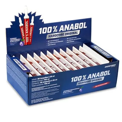 100% anabol 30 x 25 ml energybody