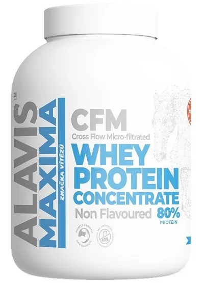 Alavis maxima whey protein concentrate 80% 1500 g - bez příchuti