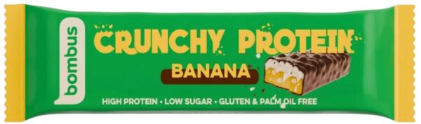 Bombus crunchy protein bar 50 g - banán