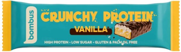 Bombus crunchy protein bar 50 g - vanilka