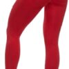 Booty basic active candy red leggings