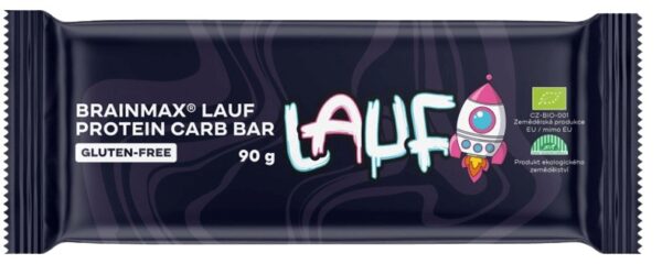 Brainmax lauf protein carb bar proteinovo-sacharidová tyčinka bio 2x45