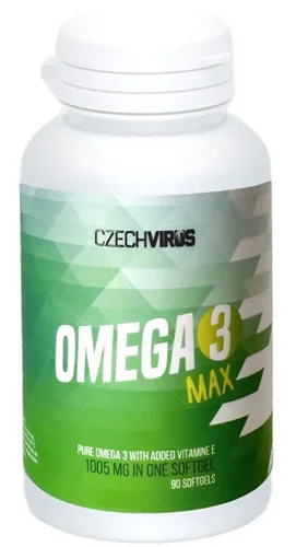 Czech virus omega 3 max 90 kapslí