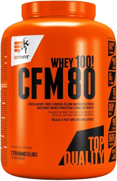 Extrifit cfm instant whey 80 2270 g - jahoda/banán