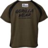 Gorilla wear augustine old school work out top army green