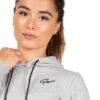 Gorilla wear dámský pixley crop top hoodie gray výprodej