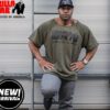 Gorilla wear pánské tričko s krátkým rukávem classic work out top army