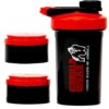 Gorilla wear shaker 2go - černá/červená