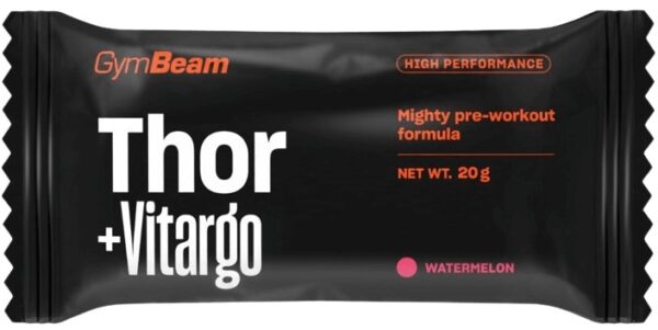 Gymbeam předtréninkový stimulant thor fuel + vitargo 20 g -