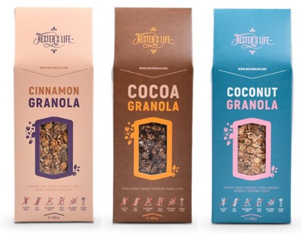 Hester's life granola basic 320 g