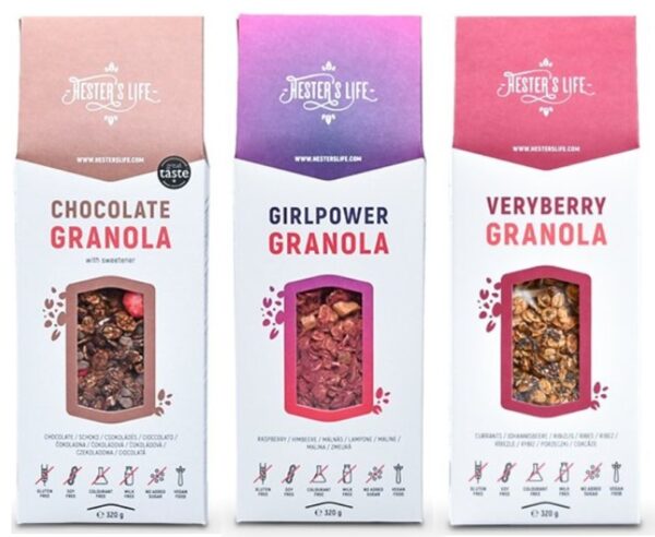 Hester's life granola extra 320 g