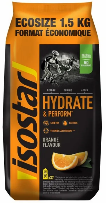 Isostar hydrate & perform 1500 g - pomeranč