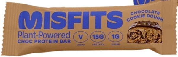 Misfits vegan protein bar 45 g - chocolate cookie dough