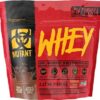 Mutant whey new 2270 g + šejkr born hardcore černo/červený 1000 ml