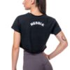 Nebbia volný fit & sporty crop top 583 černá