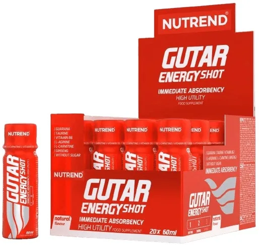 Nutrend gutar energy shot 20 x 60ml