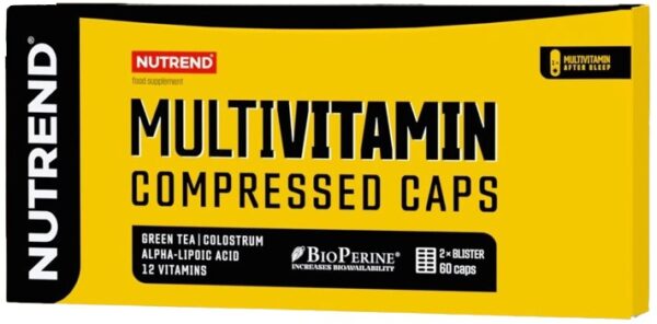 Nutrend multivitamin compressed caps 60 kapslí