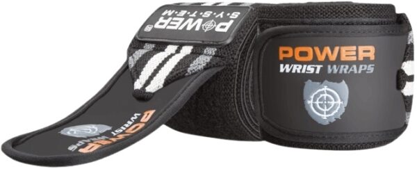 Power system bandáže na zápěstí wrist wraps - šedá