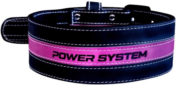 Power system dámský fitness opasek girl power růžový m