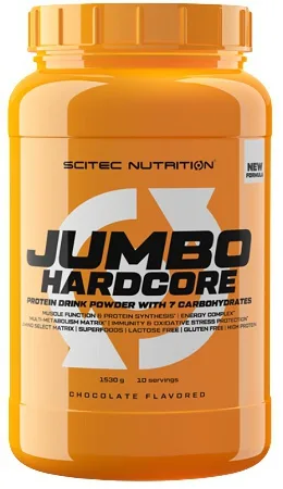 Scitec jumbo hardcore 1530 g - čokoláda