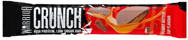 Warrior crunch bar 64 g - arašídové máslo