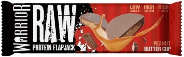 Warrior raw protein flapjack 75 g - arašídové máslo